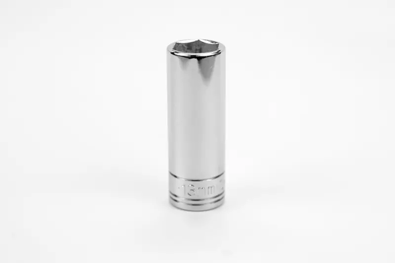 13 mm 1/4″ Drive 6-Point Deep Chrome Socket – Metric Size