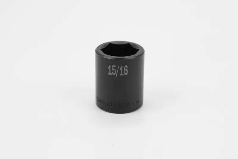 15/16″ Industrial 1/2″ Drive 6-Point Impact Socket – Fractional Size