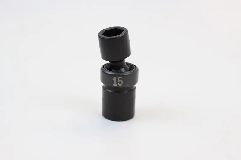15 mm Swivel Impact Socket – 1/2″ Drive, 6-Point Metric