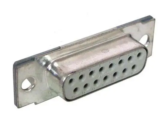 15-Pin D-Sub Female Connector (Compact Shell)