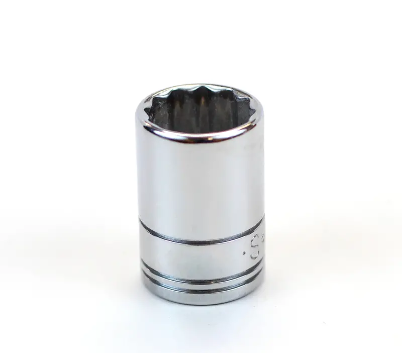 15mm 3/8-Inch Drive 12-Point Metric Chrome Socket