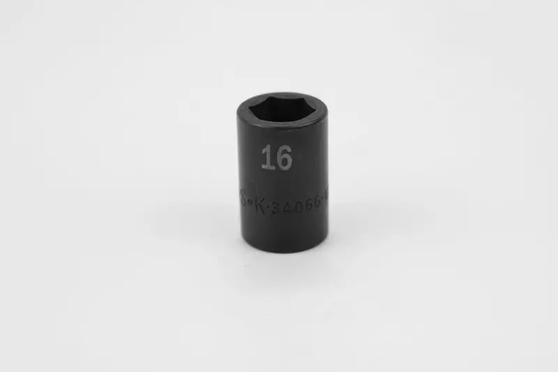 16mm 1/2″ Drive 6-Point Impact Socket – Lightweight Metric