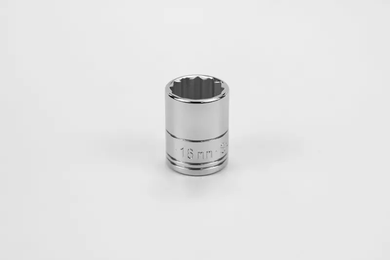 16mm 3/8-Inch Drive 12-Point Metric Chrome Socket