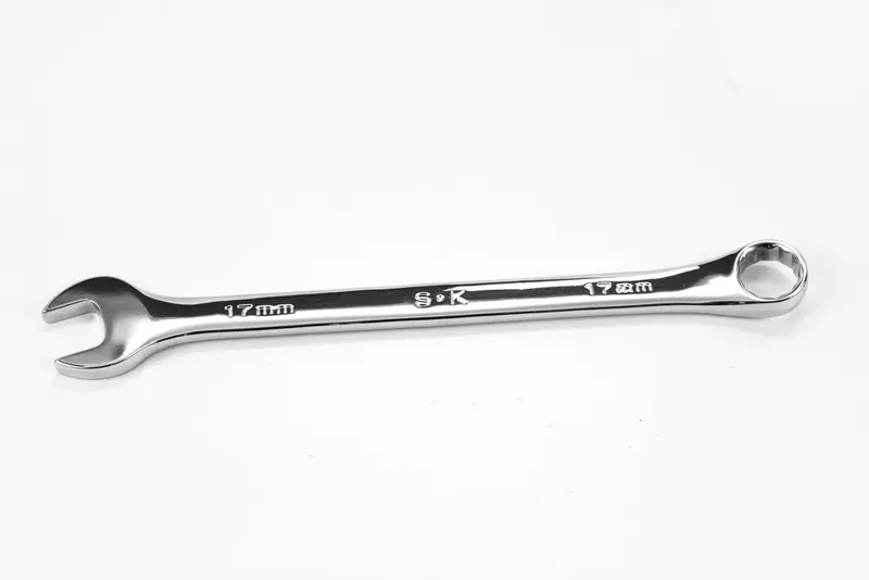 17 mm 12-Point Ergonomic Combination Chrome Wrench – Metric