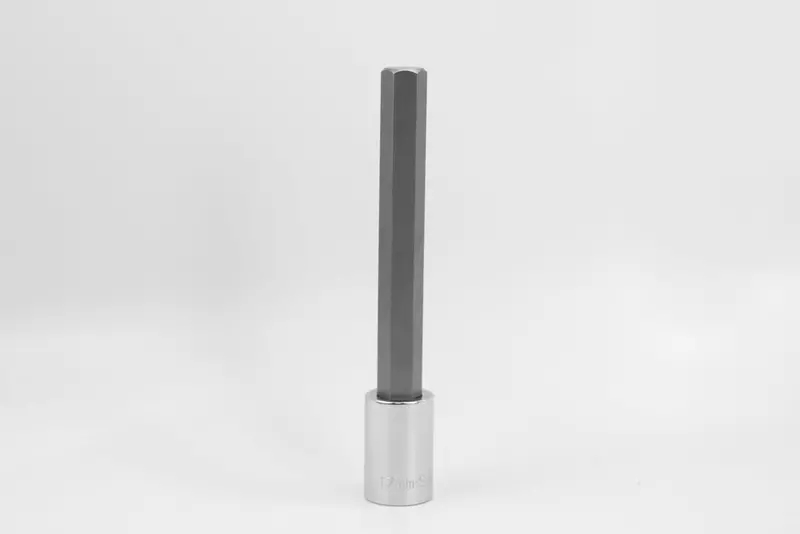 17 mm Long Hex Bit Socket – 1/2″ Drive Chrome Finish