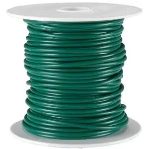 18 AWG Stranded Hookup Wire – Green, 100 ft, 300V