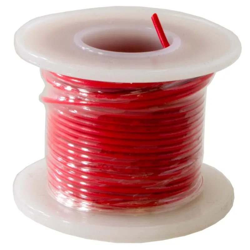18 AWG Stranded Hookup Wire – Red, 100 ft, 300V