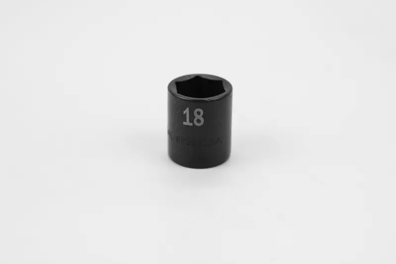 18 mm 3/8-Inch Drive 6-Point Impact Socket – Durable Metric Socket