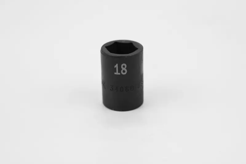 18mm 1/2″ Drive 6-Point Impact Socket – Rugged Metric