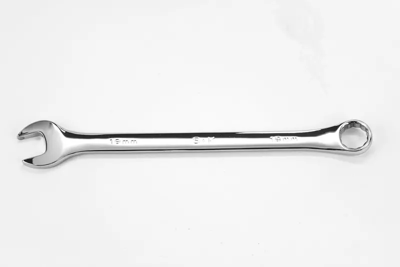 19 mm 12-Point Precision Combination Chrome Wrench – Metric