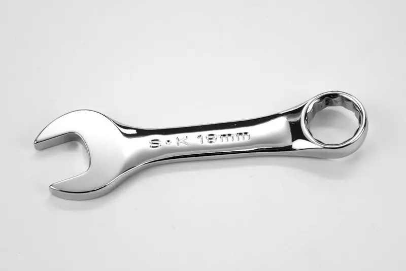 19 mm 12-Point Short Combination Chrome Wrench – Metric Size