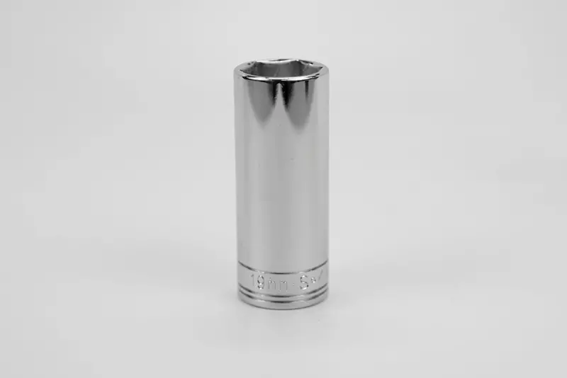 19 mm 3/8″ Drive 6-Point Extra-Deep Chrome Socket – Metric
