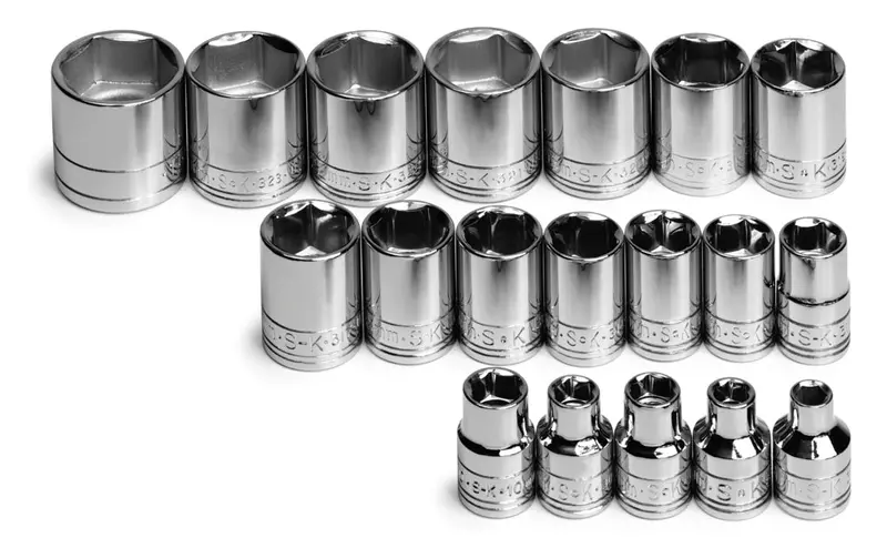 19-Piece 3/8-Inch Drive 6-Point Metric Chrome Socket Set