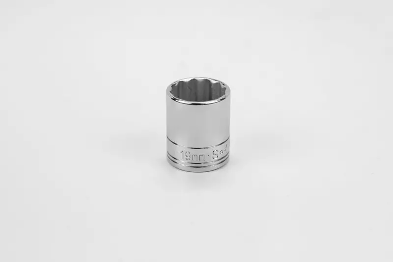 19mm 3/8-Inch Drive 12-Point Metric Chrome Socket