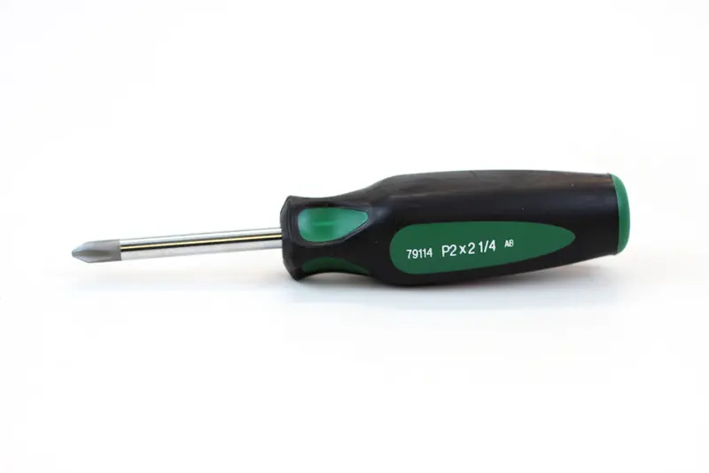 2.25-Inch P2 Phillips Screwdriver with CushionGrip Handle