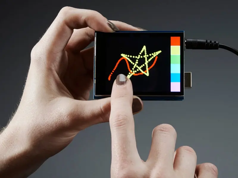 2.8″ Capacitive Touch TFT LCD Shield – Arduino-Compatible Display Module with Touch Interface