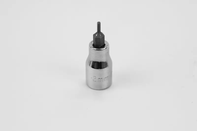 2 mm Hex Chrome Bit Socket – 3/8″ Drive