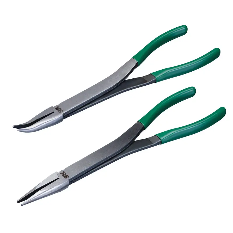 2-Piece Extra-Long Needle-Nose Pliers Set – Extended Reach Design