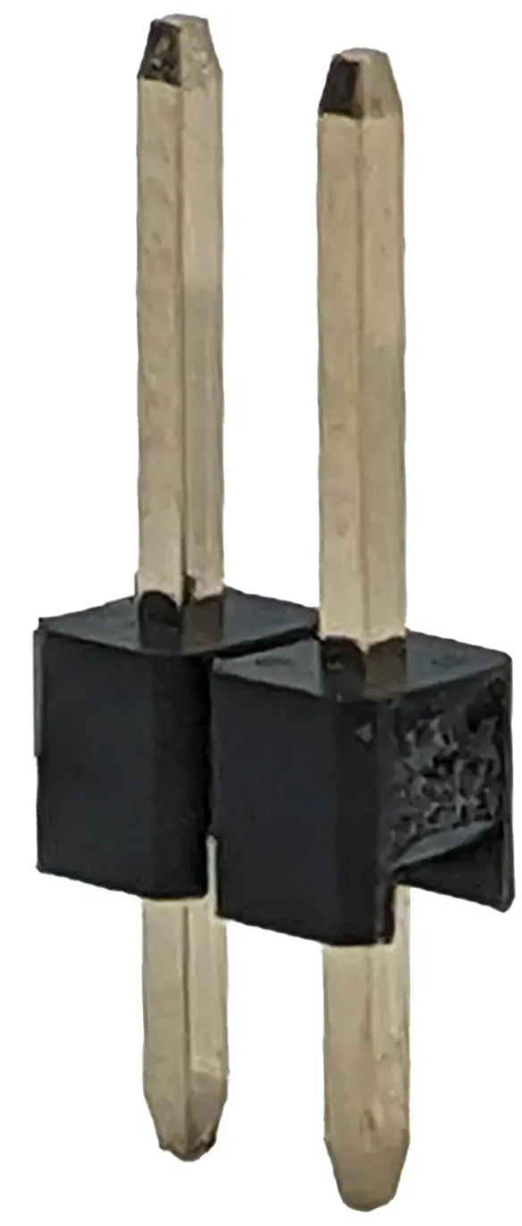 2-Pin Straight Male Pin Header (0.1″ Pitch)
