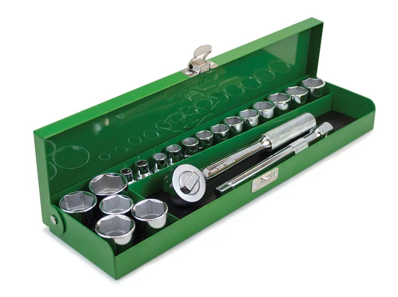 20-Piece Full-Range 3/8″ Drive Metric Socket Kit