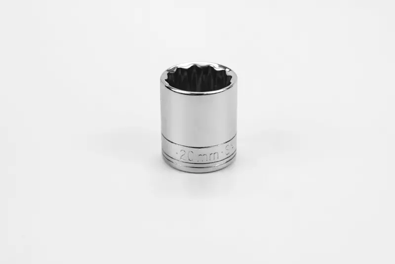 20mm 3/8-Inch Drive 12-Point Metric Chrome Socket