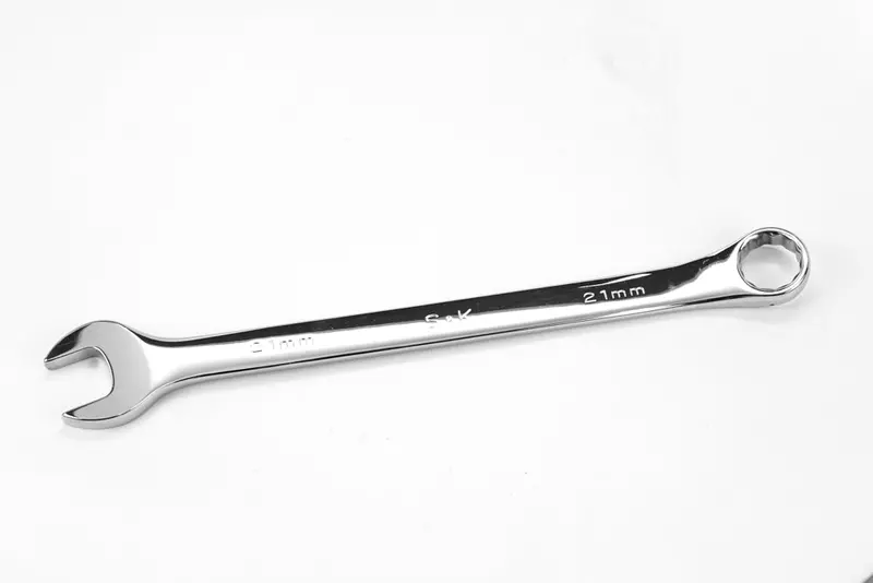 21 mm 12-Point Heavy-Duty Combination Chrome Wrench – Metric