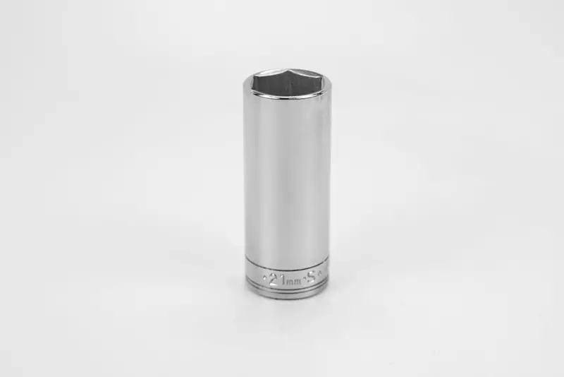 21 mm 3/8″ Drive 6-Point Deep Chrome Socket – Metric