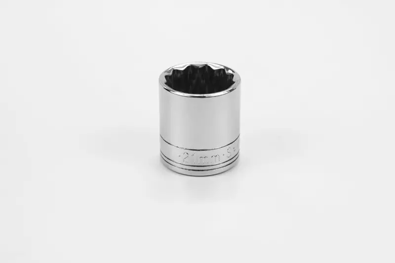 21mm 3/8-Inch Drive 12-Point Metric Chrome Socket