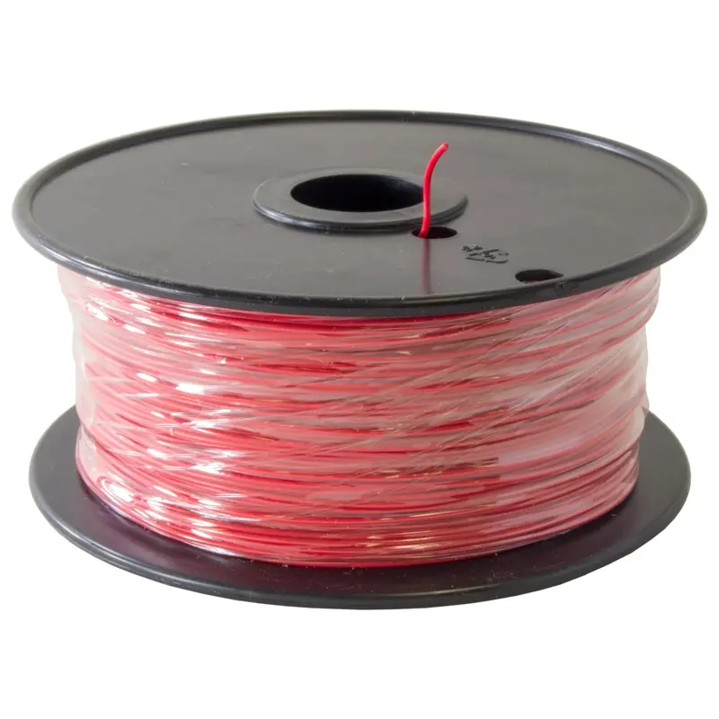 22 AWG Stranded Hook-Up Wire – Red, 1000 ft, 300V Rating