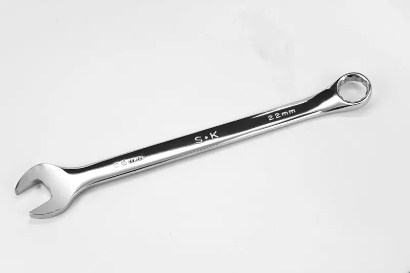 22 mm 12-Point Extra-Long Combination Chrome Wrench – Metric