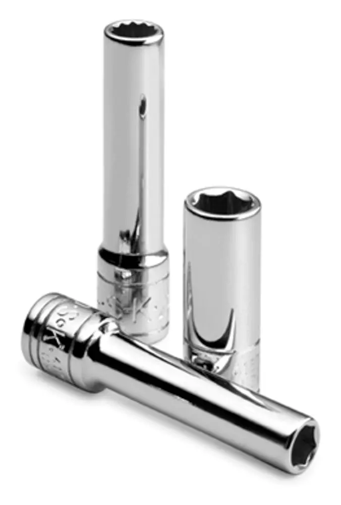 22 mm 3/8″ Drive 6-Point Deep Chrome Socket – Metric