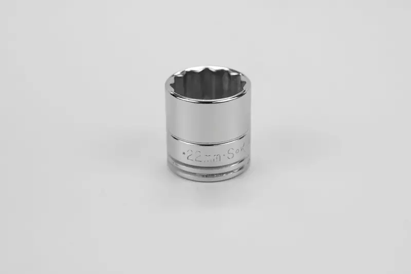 22mm 3/8-Inch Drive 12-Point Metric Chrome Socket