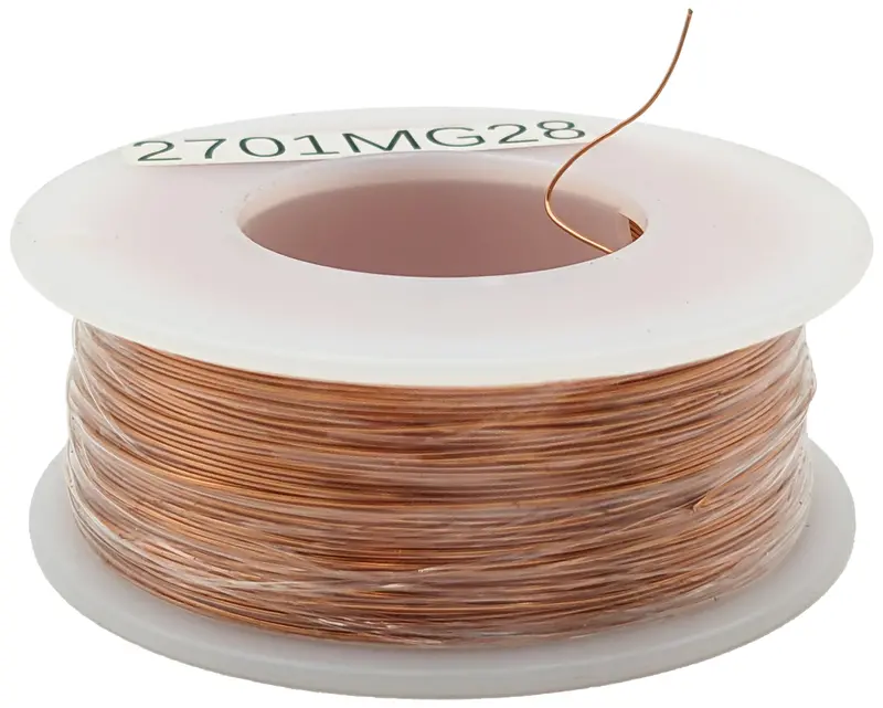 28-Gauge Copper Magnet Wire – 1/4 Pound Spool (~500 Feet)