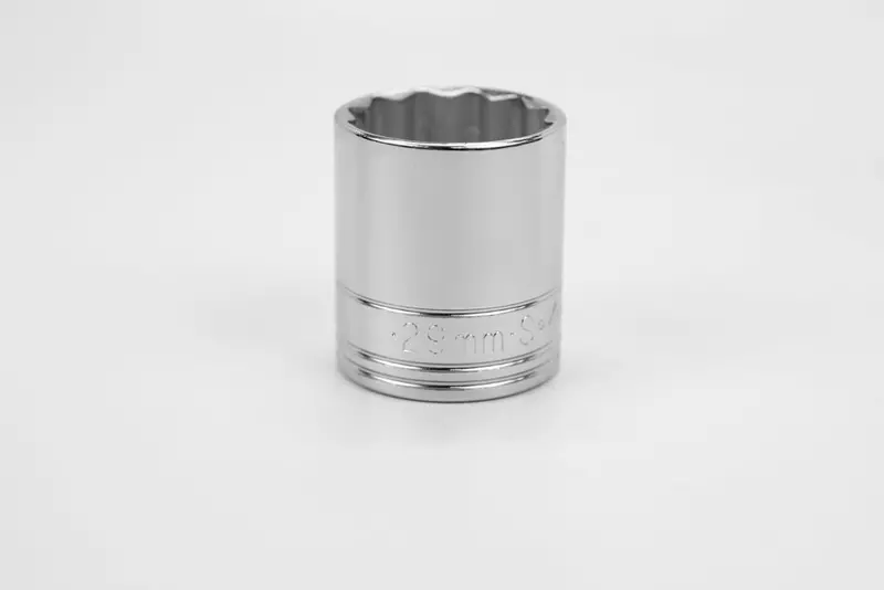 29 mm Standard Chrome Socket – 1/2-Inch Drive, 12-Point Metric