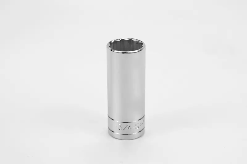 3/4″ Deep 12-Point Chrome Socket – 3/8″ Drive