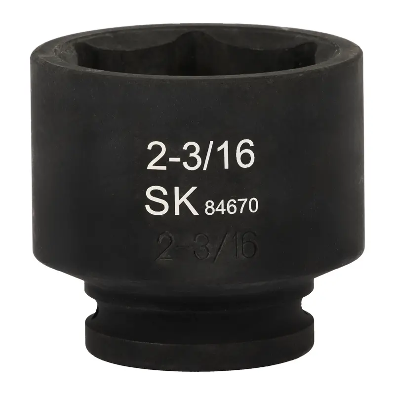 3/4″ Drive 6-Point Shallow SAE Impact Socket – 2-3/16″