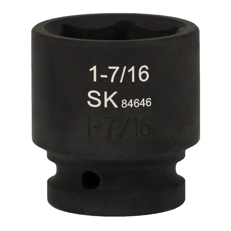 3/4″ Drive Shallow 6-Point SAE Impact Socket – 1-7/16″ Chrome Vanadium