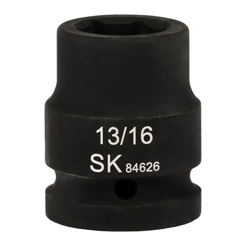 3/4″ Drive Shallow 6-Point SAE Impact Socket – 13/16″ Chrome Vanadium