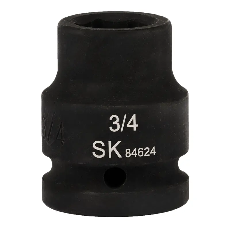 3/4″ Drive Shallow 6-Point SAE Impact Socket – 3/4″ Chrome Vanadium