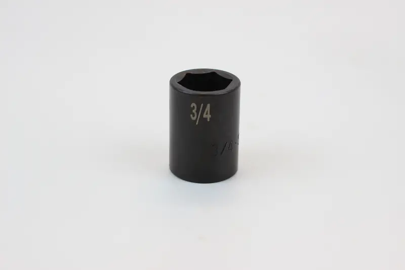 3/4″ Durable 1/2″ Drive 6-Point Impact Socket for Standard Fasteners