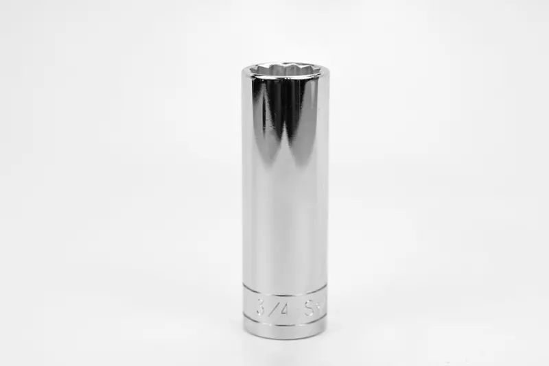 3/4-Inch 1/2-Inch Drive 12-Point Deep Chrome Socket