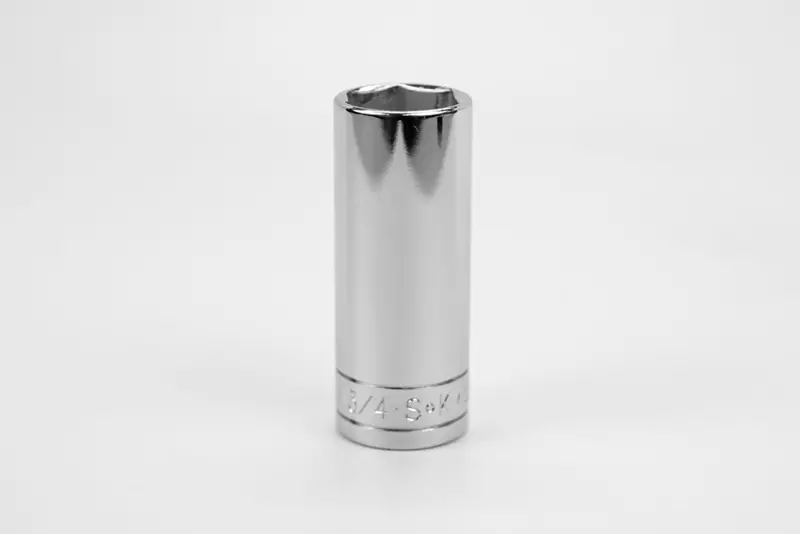3/4-Inch Deep Chrome Socket – 3/8-Inch Drive, 6-Point Fractional