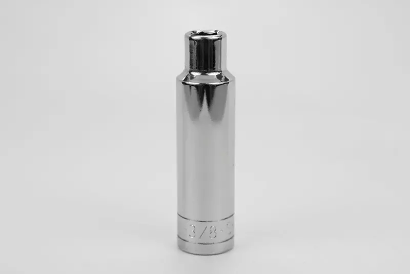 3/8″ 1/2″ Drive 6-Point Deep Chrome Socket – Fractional Size