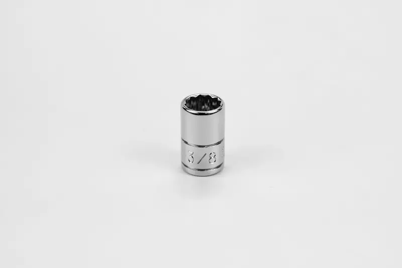 3/8″ 12-Point Fractional Chrome Socket – 1/4″ Drive
