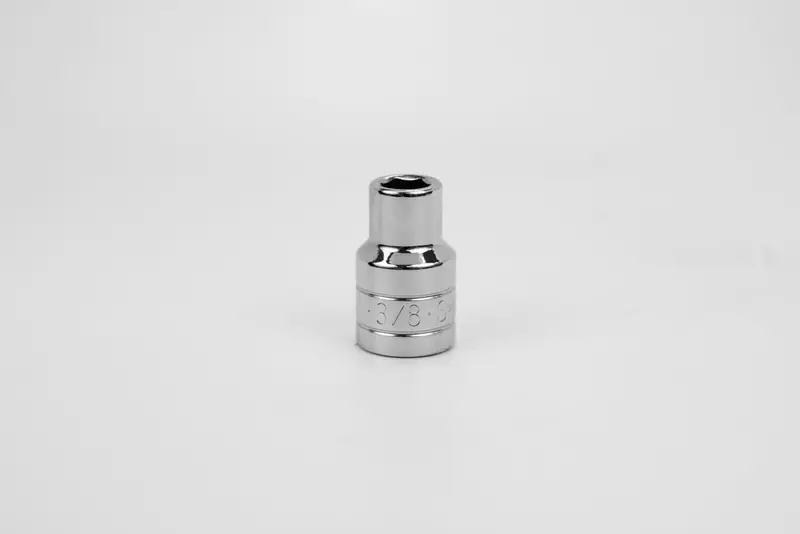 3/8″ 6-Point Chrome Socket – 1/2″ Drive, Standard Fractional