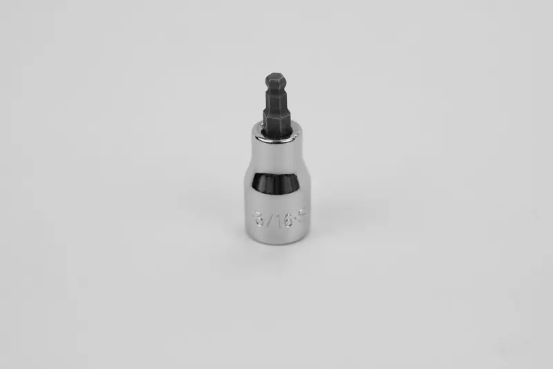 3/8″ Drive Hex Ball Bit Socket – 3/16″ Chrome Finish