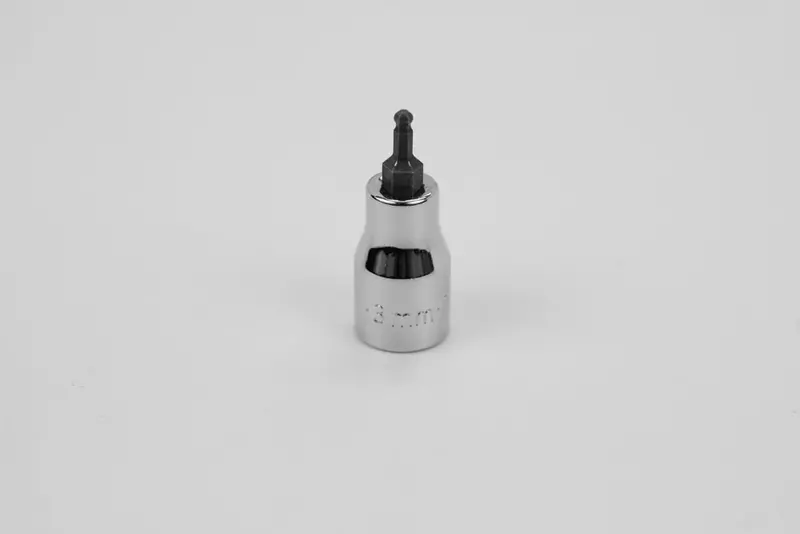3/8″ Drive Hex Ball Bit Socket – 3 mm Chrome Finish