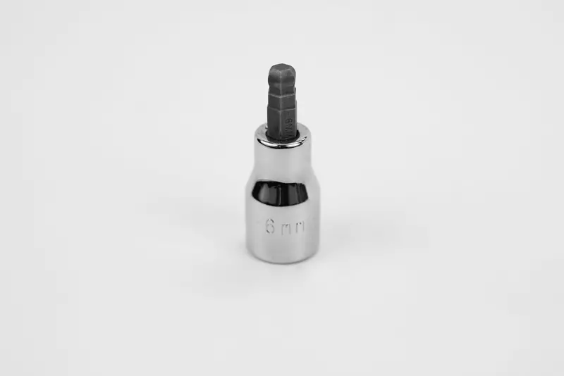 3/8″ Drive Hex Ball Bit Socket – 6 mm Chrome Finish