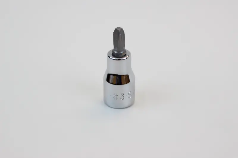 3/8″ Drive Phillips Bit Socket – #3 Chrome Finish