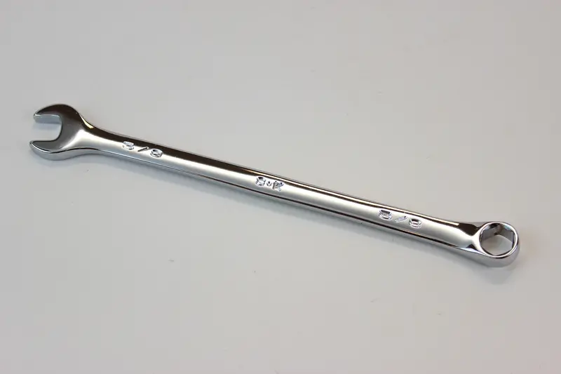 3/8 Inch 12-Point Extra-Long Chrome Combination Wrench